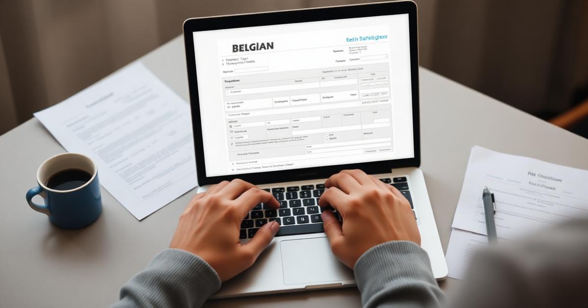 Déclaration fiscale belge remplie en ligne pour des revenus de Flexi-job